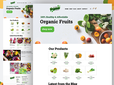 Organic Fruits Design dating app design graphic design illustration ui ux website
