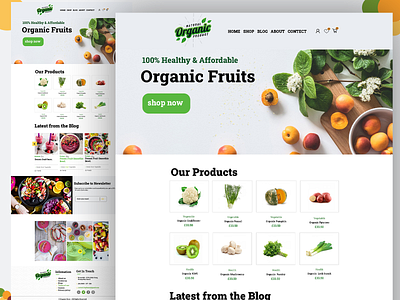 Organic Fruits Design