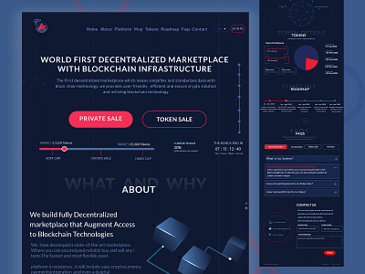 ICO- Crypto :- bitcoin & Cryptocurrency Landing page