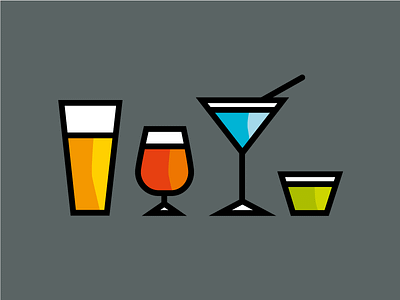 Booze Icons beer cocktail drinks drunk icon icons shots