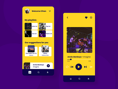 Concept Music Player App