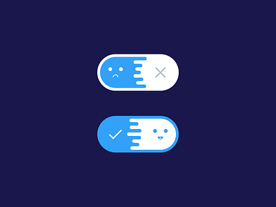 On/Off Switch button challenge cute daily dailyui off on switch，dailyui