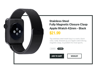 012 E-Commerce Shop apple challenge daily dailyui e commerce ecommerce product shop special ui watch