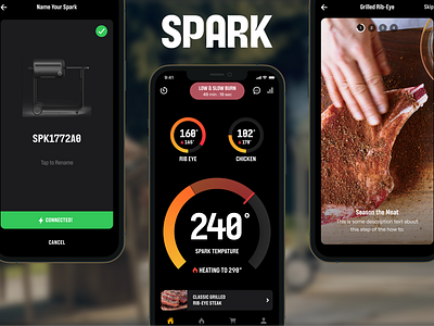 Spark - Hardware companion app re-design app clean design hardware ios mobile ui ux