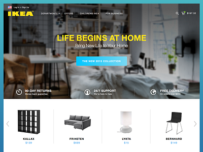 Ikea re-design 2014 commerce design flat furniture ikea layout redesign retail ui ux web website