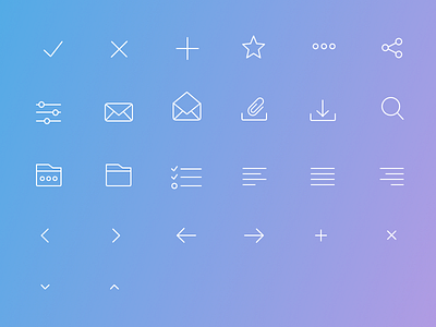 App Glyph Set