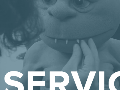 Service with a Smile blue henson responsive wildthings