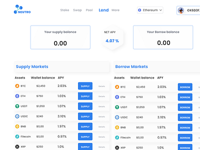 CRYPTO LENDING DAPP