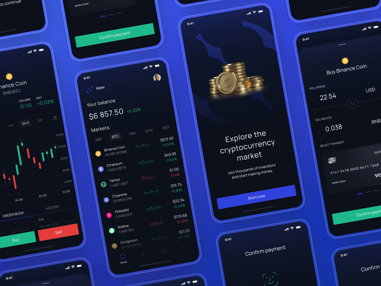 Apex - Crypto App by Magdalena Piasecka for 10Clouds on Dribbble