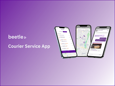 Beetle -Logistics/Courier app app design interaction design mobile mobile app product design ui ui ux uiux ux