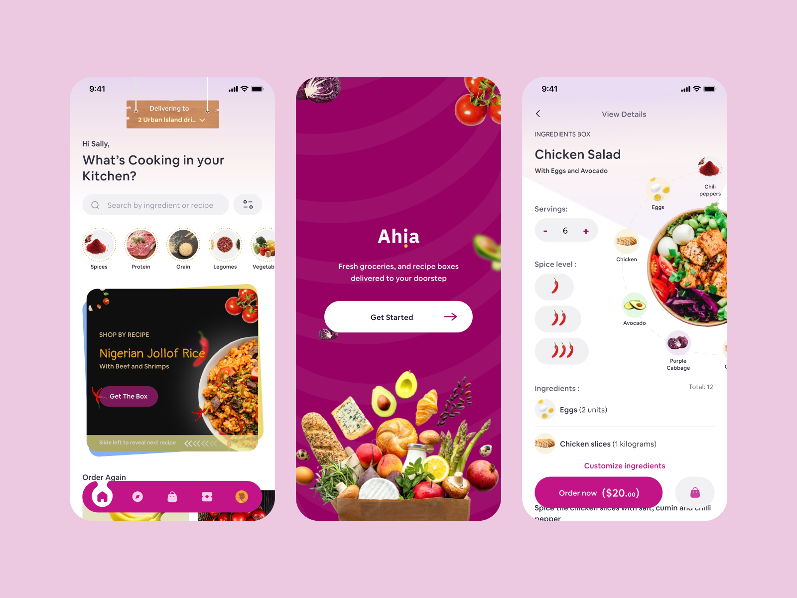 Grocery Ordering App by Kosiso Obiako on Dribbble