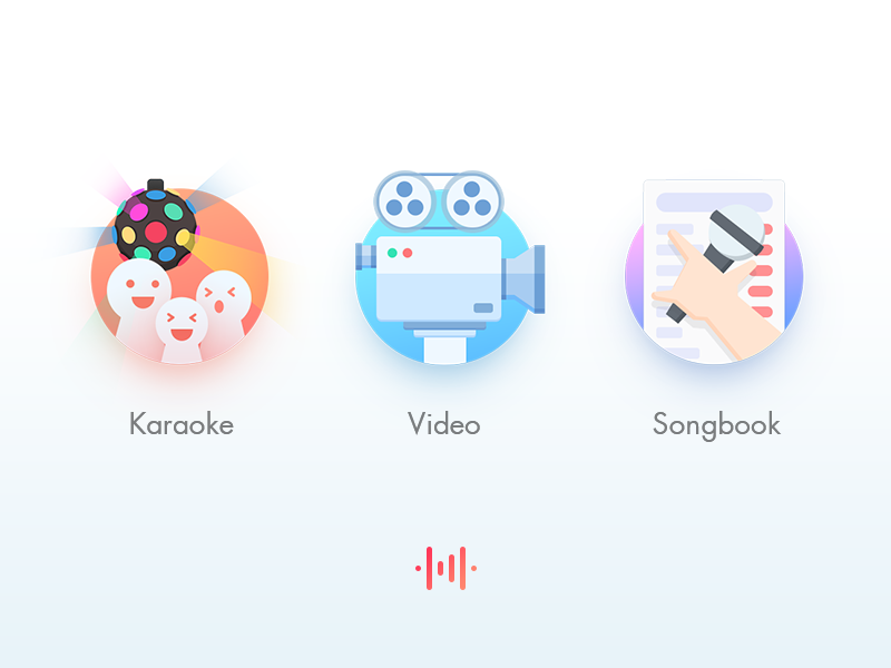 Iconset funny icon iconset karaoke lovely music song tencent vedio vediochat