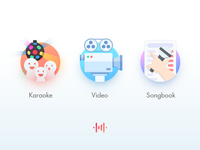 Iconset funny icon iconset karaoke lovely music song tencent vedio vediochat