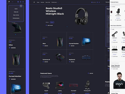 Gaming Gear Website Template 2022 gaming gaming gear gaming gear website gaming ui gaming website gaming website template gaming website ux