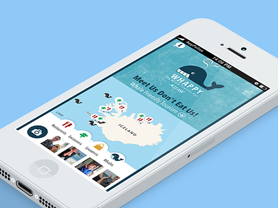 Whappy android app application interface ios iphone ux whales