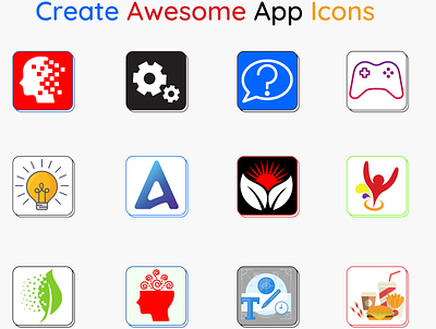 Awesome App Icons adobe illustrator app icons icon design icon designer icons icons design icons pack illustration illustrator