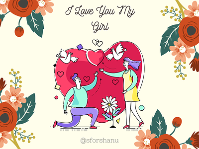I Love You Template 4k background 4k template 4k template adobe illustrator background design design love love card poster art template vector