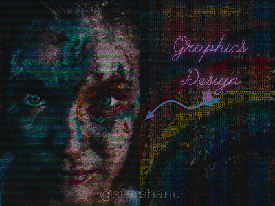 Girl Face Graphics Design