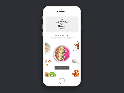 The perfect bowl app app design bowl fruit healthy nuts order sketch superfood ui