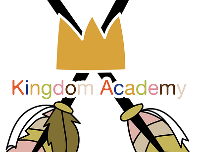 Kingdom Academy Logo branding design icon illustration logo vector