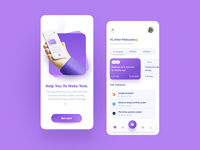 Daily Task Manager branding daily task manager figma graphic design management mobile app mobile app design mobile design mobile ui design task manager ui ui design uidesign uiux ux ux design