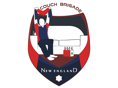 Couch Brigade crest logo soccer