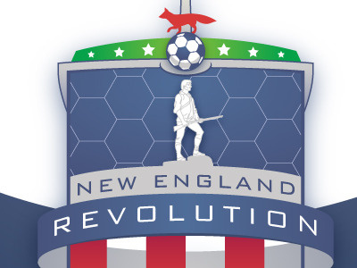 Revolution Rebrand branding logo soccer