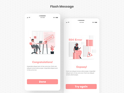 Flash Message - Error Page