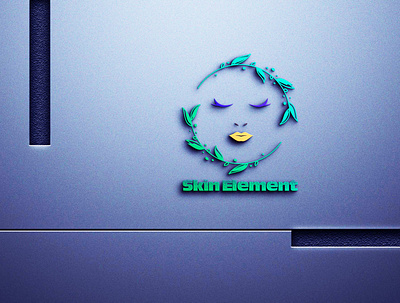 Skin element logo beautishian logo beauty salon logo branding company logo illustration logo logo design skin element logo skin logo