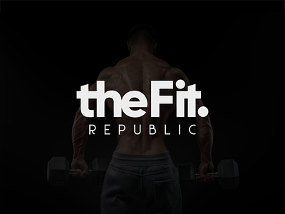 The Fit Republic | GYM Logo fitness centre fitness logo fitness model gym branding gym logo gym typography jbm logo razzam malik