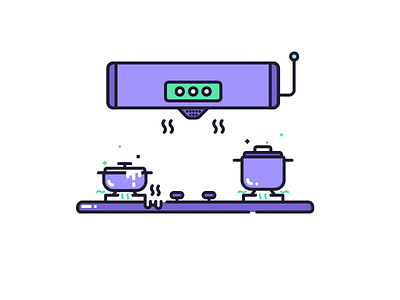 Kitchen 01 free icon illustrator kitchen line