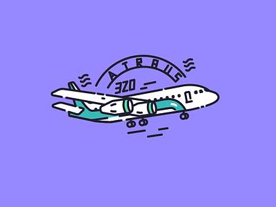 AIRBUS-A320 a320 airbus free icon illustrator jet line