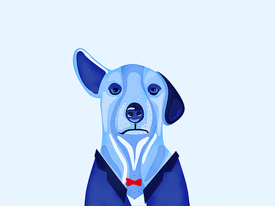 Dog Years blue dog free illustrator ps