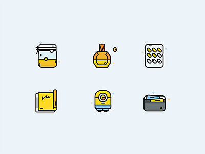 Little blighter icon free icon illustrator little yellow