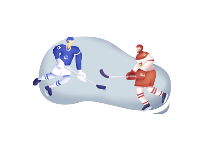 Ice hockey app gui illustration illustrator logo sketch