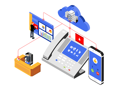Connecting 2d animation app app design business charac data flat gif icon icon set identity illustration illustrator isometric isometric art isometric icons it