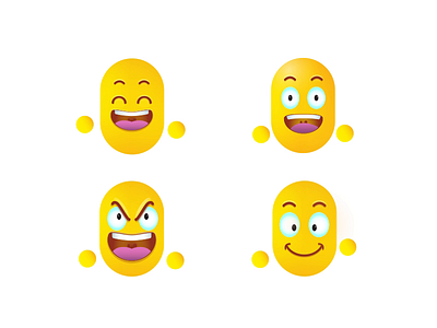 Emoji Animation 2d animation app appicon apple character emoji gif icon icon set icons motion motion graphic sticker stickers