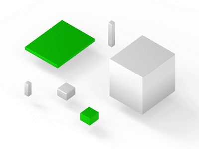 Isometric Cube 2d 3d animation c4d cube flat gif illustration isometric motion motion graphic technology