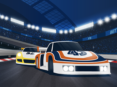 Car Racing 2d animation car concept design flat gif illustration logo motion motion graphic racing ui