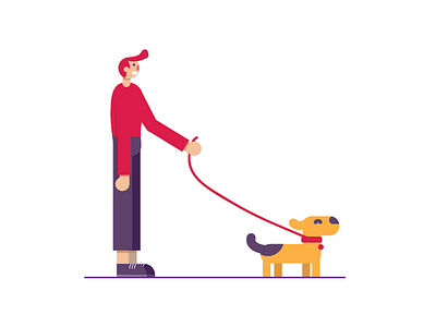 Man and Dog