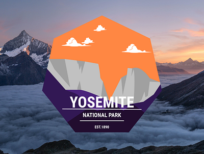 Yosemite National Park animation app branding design graphic design illustration logo logos ui vector