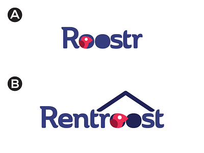 Roostr vs Rentroost – Help me choose! branding logo rent roost students vote