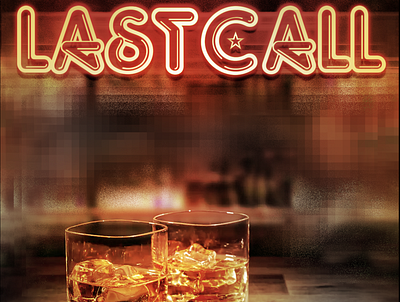 Album Art (Single) "Last Call" branding design illustration typography vector