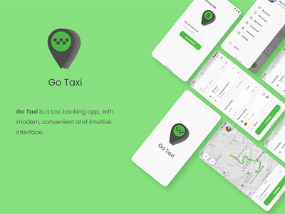 Go Taxi App app design logo mobileapp ui ux