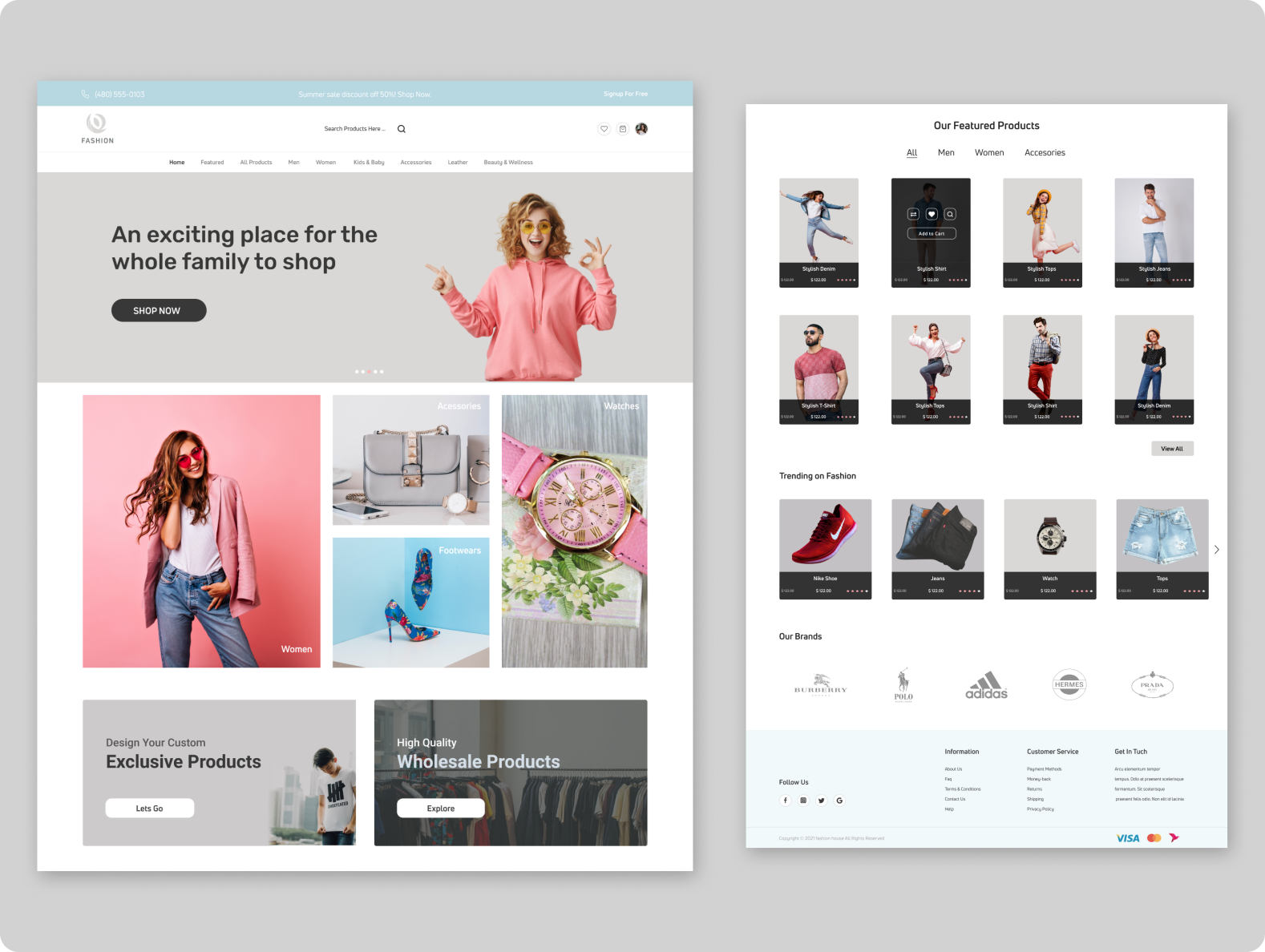 E-commerce Landing Page Design by Md. Nayem Ferdous Khan on Dribbble