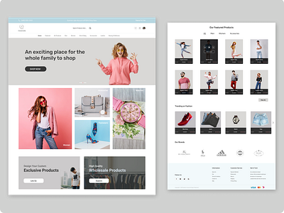 E-commerce Landing Page Design