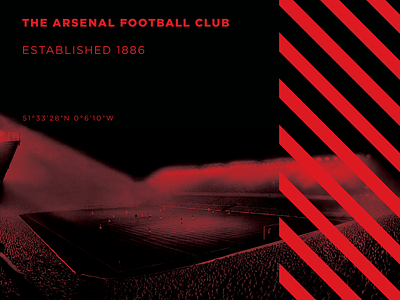 Highbury 1951 arsenal coyg design england football futbol gunners layout london red soccer sports stripes typography