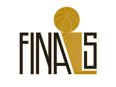 NBA Finals Trophy Lockup basketball design finals lockup logo nba playoffs sports trophy