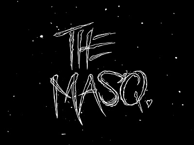 The Masq atlanta black concert downtown georgia grunge lettering mannequins music the masquerade typography venue