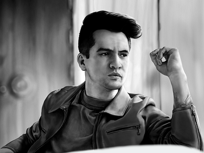 Brendon Urie Portrait portrait realism